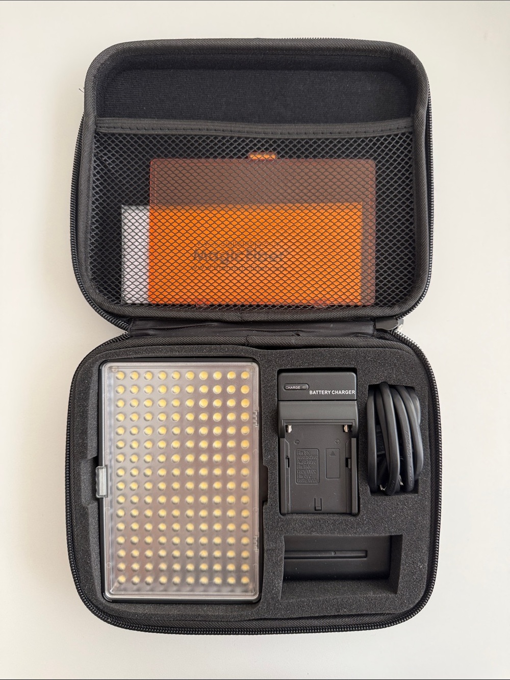 Compact LED Video Light Kit - Black